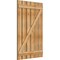 Ekena Millwork Spaced Board-n-Batten Shutters w/Z-Bar, Rough Sawn Western Red Cedar, 34 3/4W x 54H, PR RBS06Z35X054RWR - alternate 4